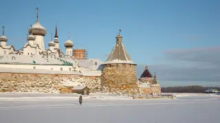 Из Архангельска на Соловки с перелетом легкой авиацией. Зимний сезон